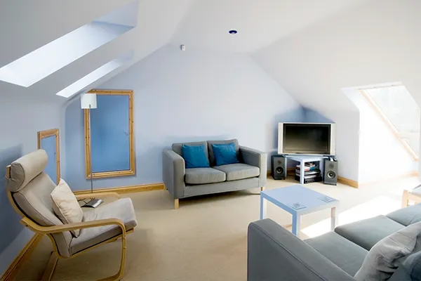 An Image of a newly converted loft