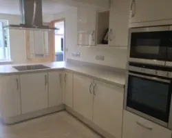 An image showing a newly installed kitchen