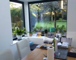 An image of a new dinning room which built and decorated