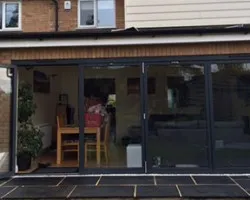 An image of an extension with newly installed windows